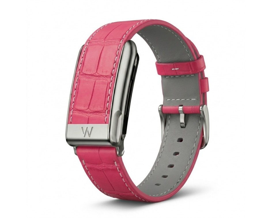 Pink leather