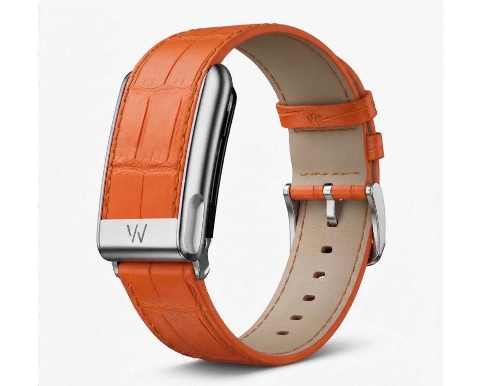 Orange leather 